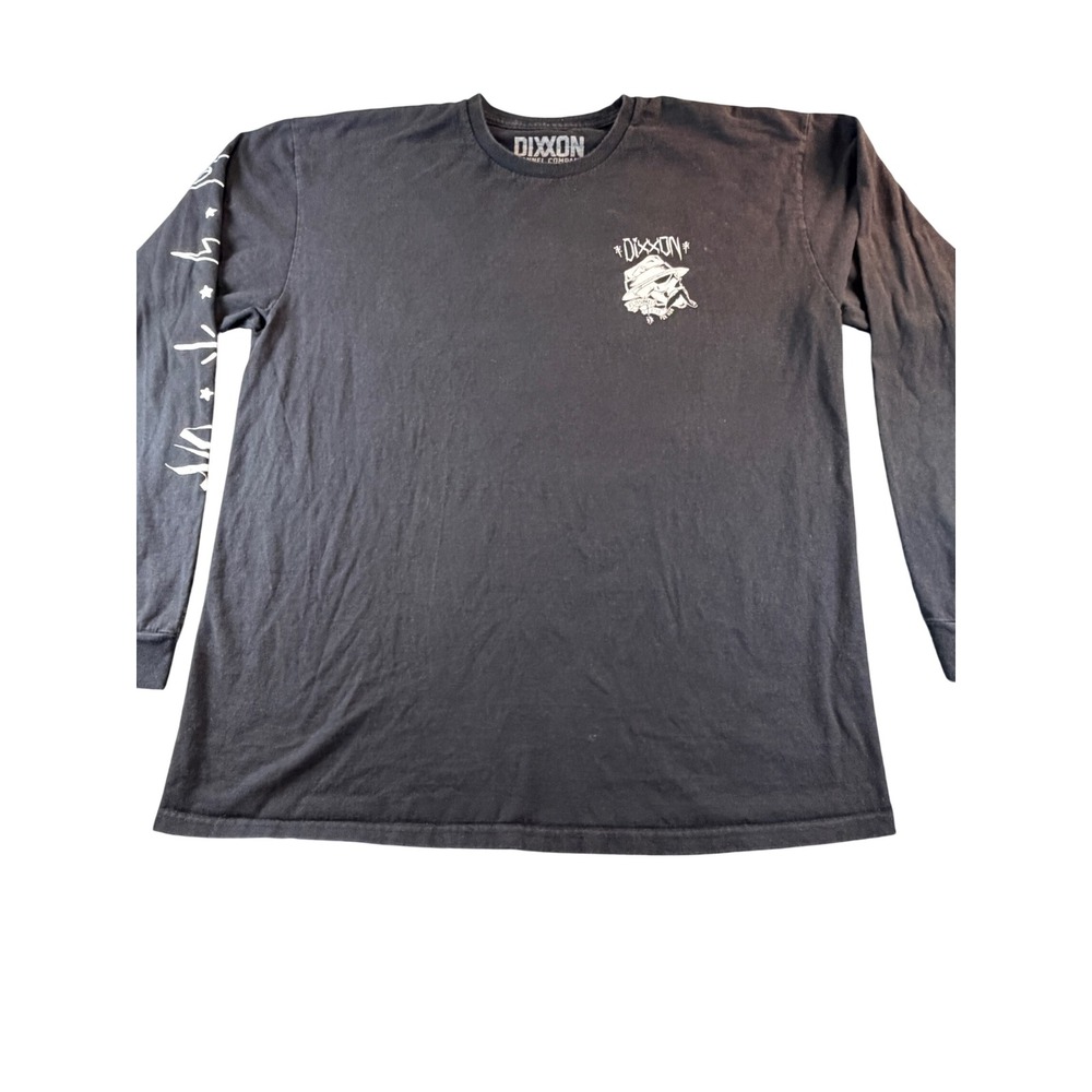 Dixxon Flannel Co Mens XL Black Long Sleeve Graphic T-Shirt Form and Function
